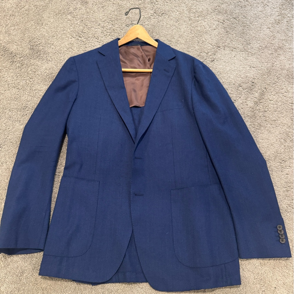 Elegant Navy Men's Blazer